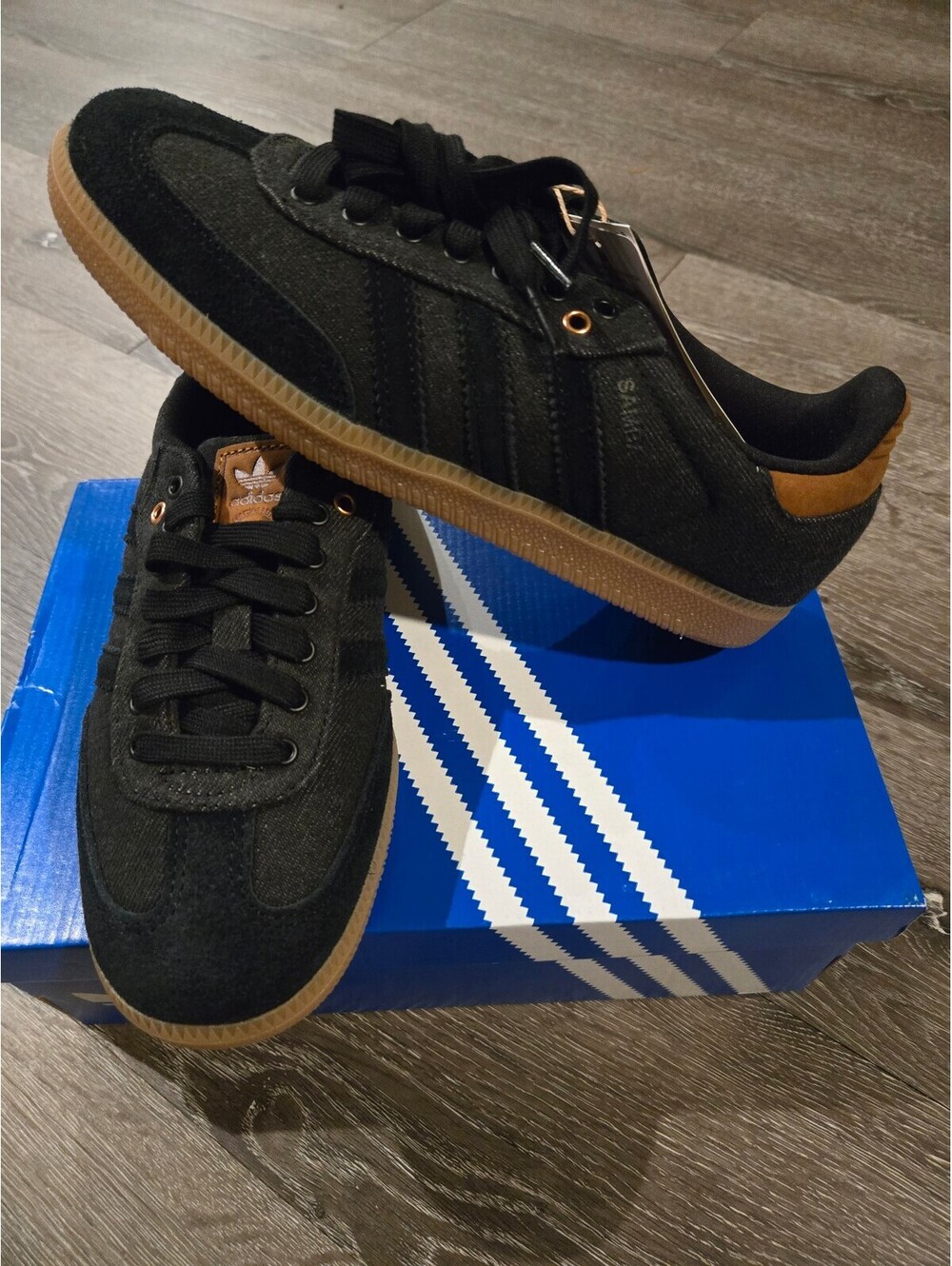 adidas Samba OG Black White Gum IH6817 Men's Size 6 New in Box